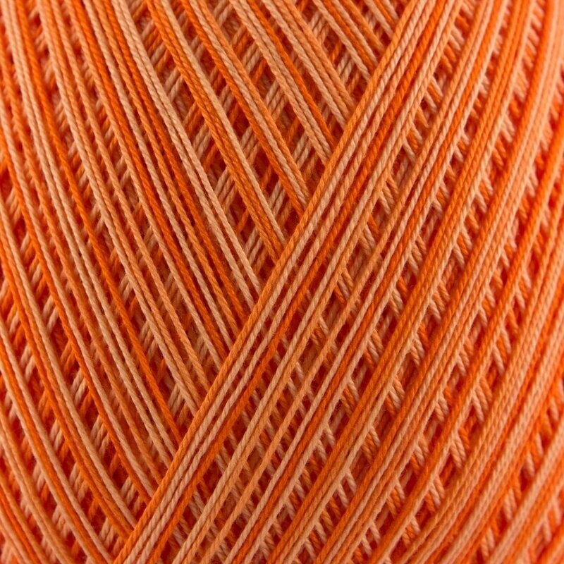 Crochet Yarn Nitarna Ceska Trebova Monika Ombré 22162 Orange