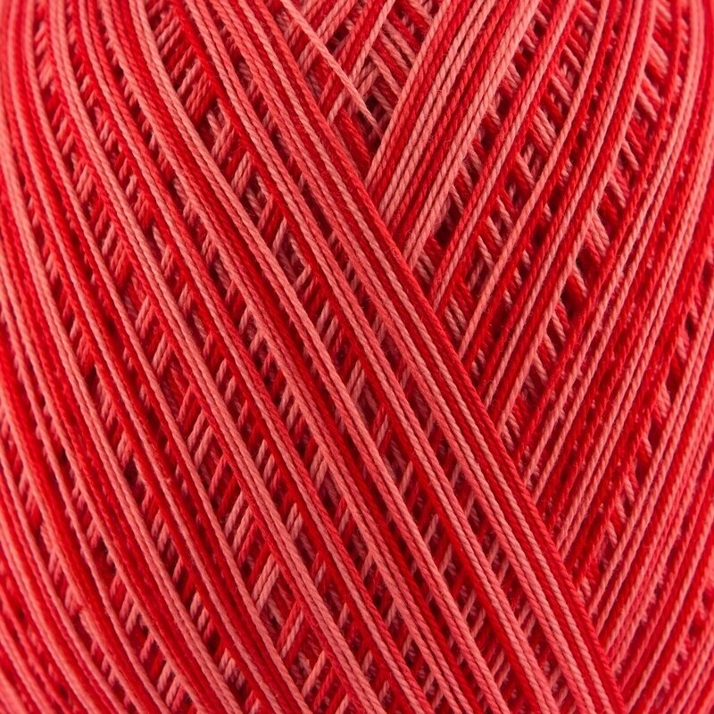 Fil de crochet Nitarna Ceska Trebova Monika Ombré 34382 Red Fil de crochet