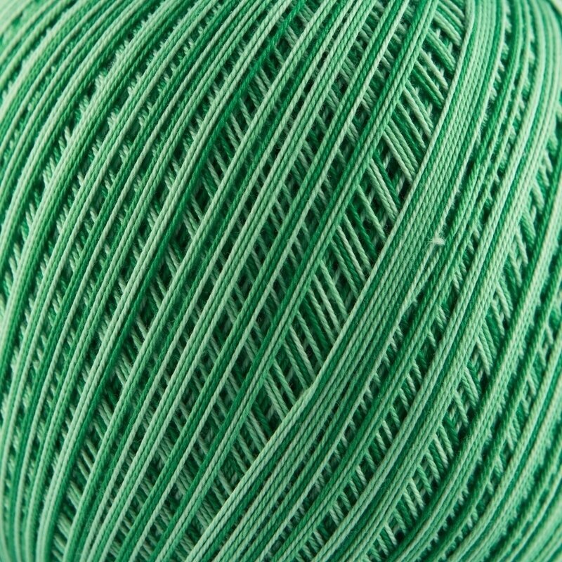 Crochet Yarn Nitarna Ceska Trebova Monika Ombré 61152 Green Crochet Yarn