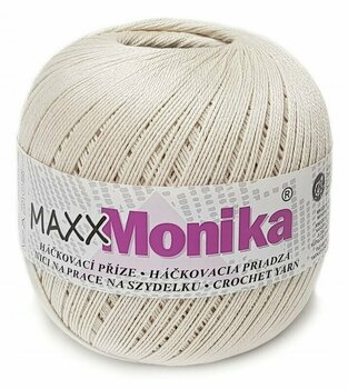 Crochet Yarn Nitarna Ceska Trebova MaxxMonika 7104 Cream - 1