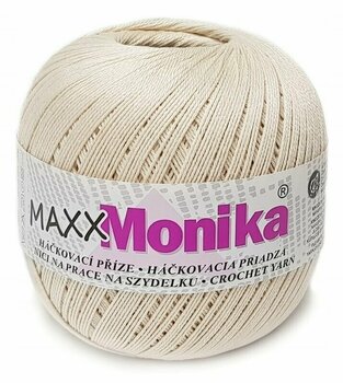 Háčkovací příze Nitarna Ceska Trebova MaxxMonika 7114 Light Beige Háčkovací příze - 1