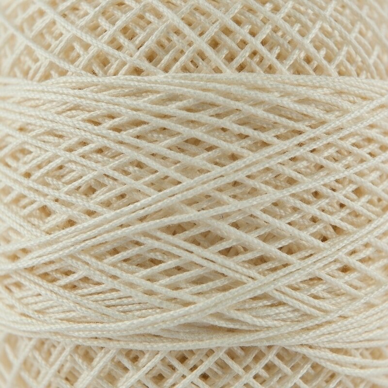 Crochet Yarn Nitarna Ceska Trebova Kordonet 10 7104 Cream