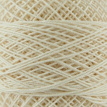 Crochet Yarn Nitarna Ceska Trebova Kordonet 10 7104 Cream - 1