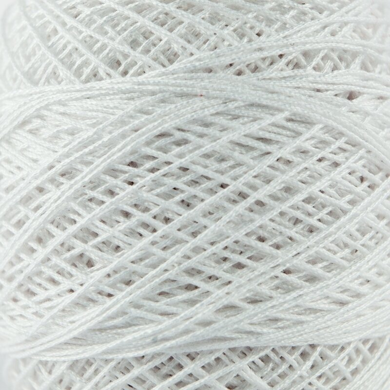 Crochet Yarn Nitarna Ceska Trebova Kordonet 15 0010 White