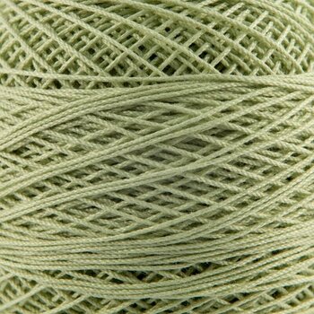 Плетене на една кука прежда Nitarna Ceska Trebova Kordonet 15 6224 Light Green - 1