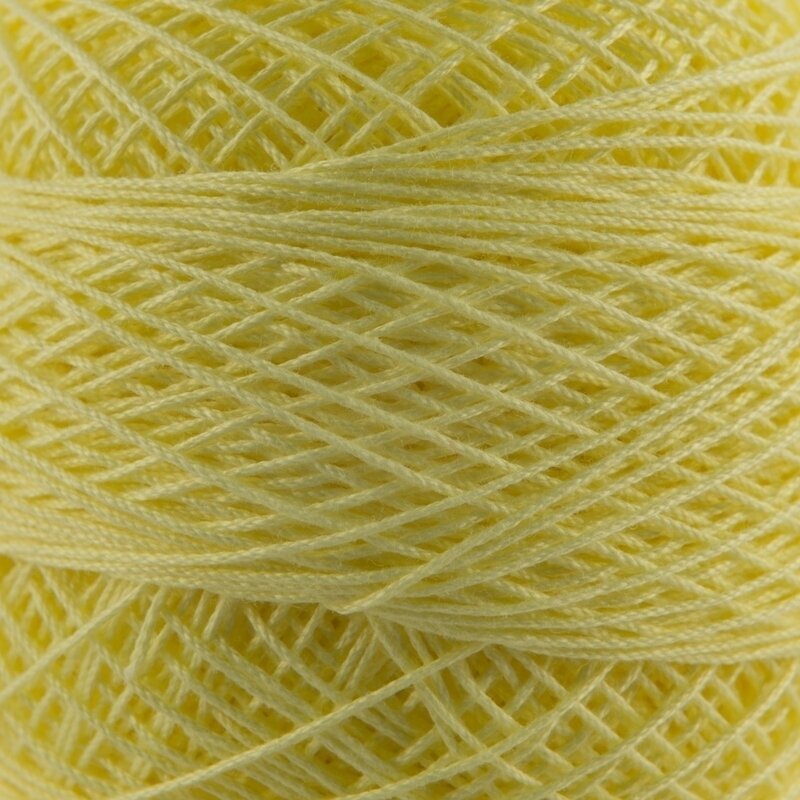 Плетене на една кука прежда Nitarna Ceska Trebova Kordonet 30 1624 Light Yellow