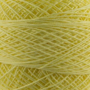 Плетене на една кука прежда Nitarna Ceska Trebova Kordonet 30 1624 Light Yellow - 1