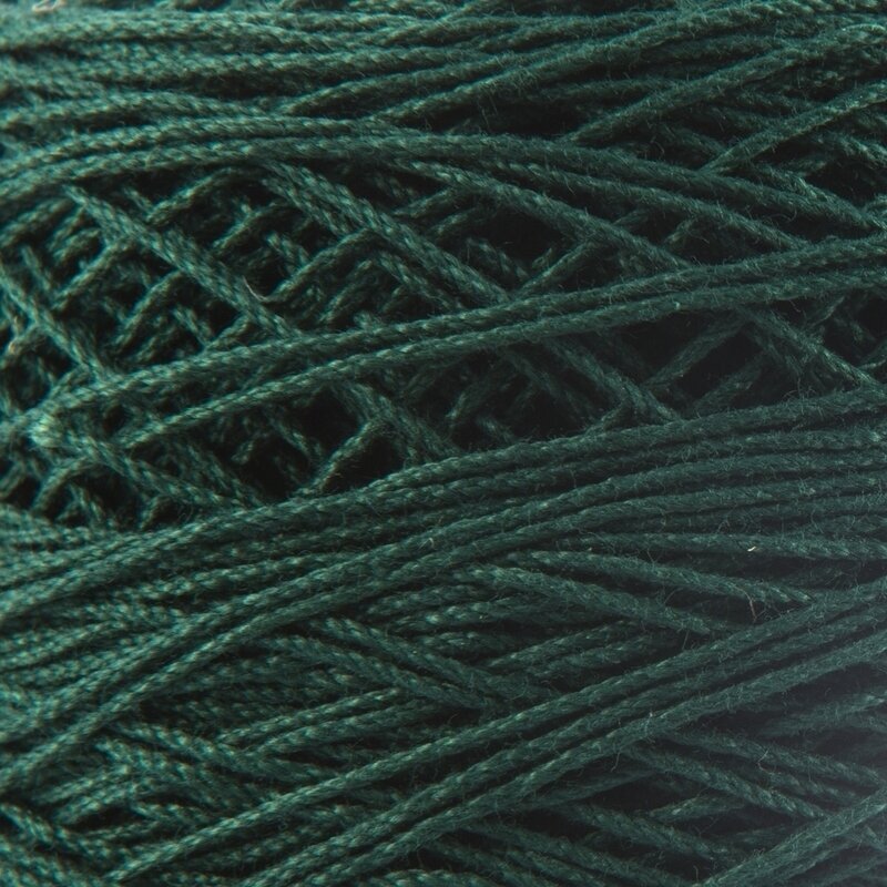 Crochet Yarn Nitarna Ceska Trebova Kordonet 15 6694 Dark Green