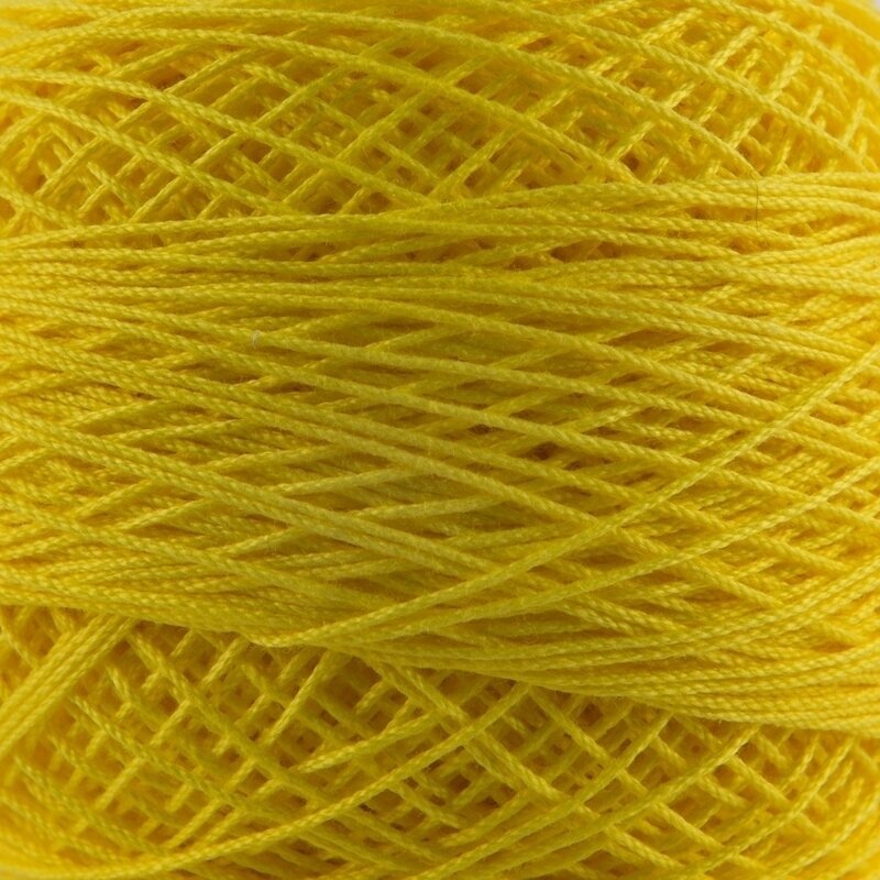 Fil de crochet Nitarna Ceska Trebova Kordonet 30 1654 Yellow