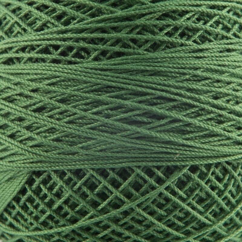 Fil de crochet Nitarna Ceska Trebova Kordonet 30 6162 Green Fil de crochet