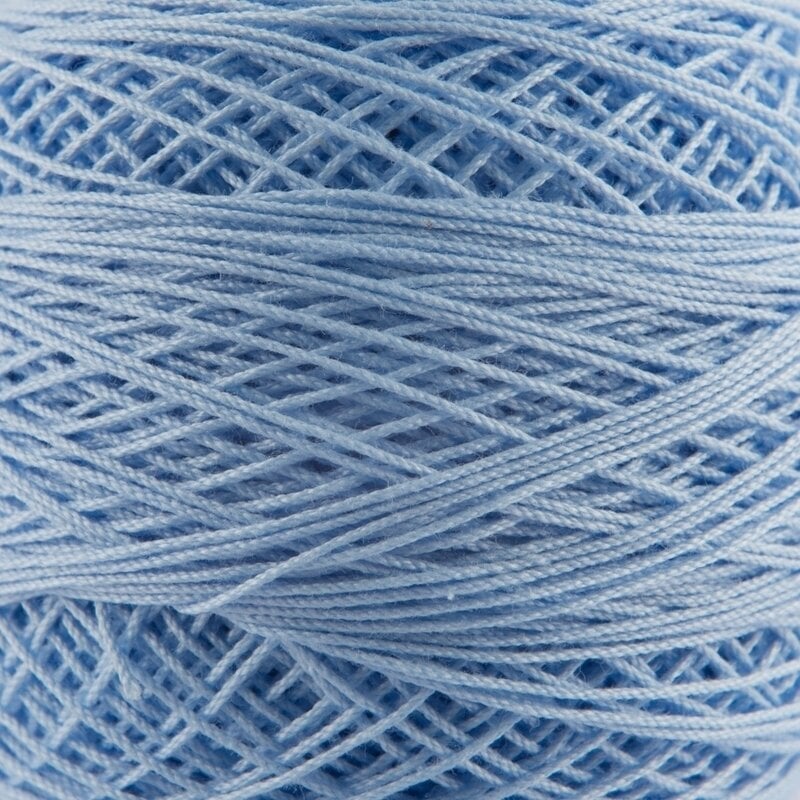 Плетене на една кука прежда Nitarna Ceska Trebova Kordonet 30 5424 Light Blue