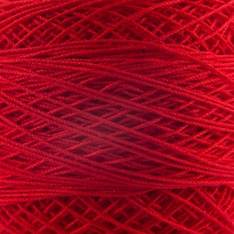 Плетене на една кука прежда Nitarna Ceska Trebova Kordonet 30 3294 Red