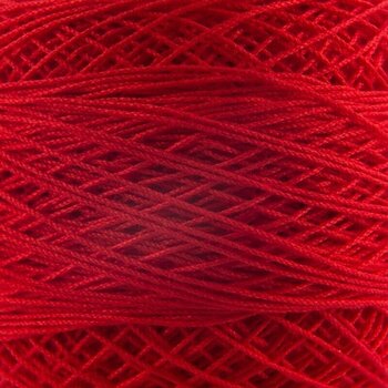 Плетене на една кука прежда Nitarna Ceska Trebova Kordonet 30 3294 Red - 1