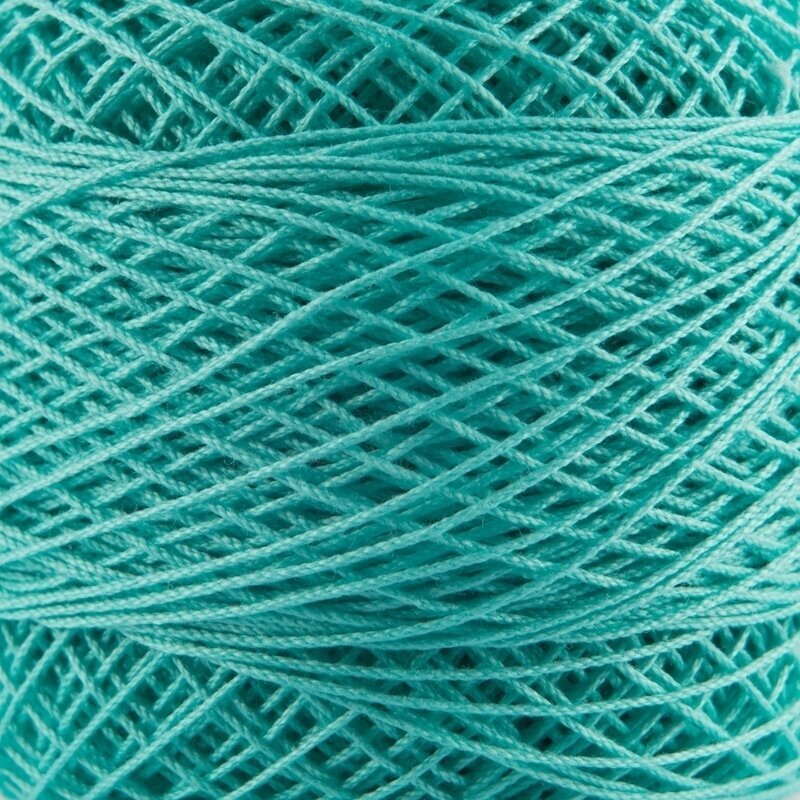 Fil de crochet Nitarna Ceska Trebova Kordonet 30 6524 Light Turquoise Green