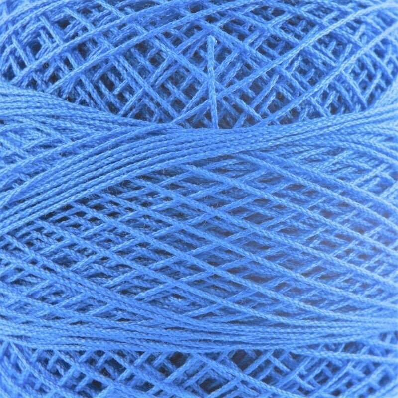 Crochet Yarn Nitarna Ceska Trebova Kordonet 30 5534 Blue