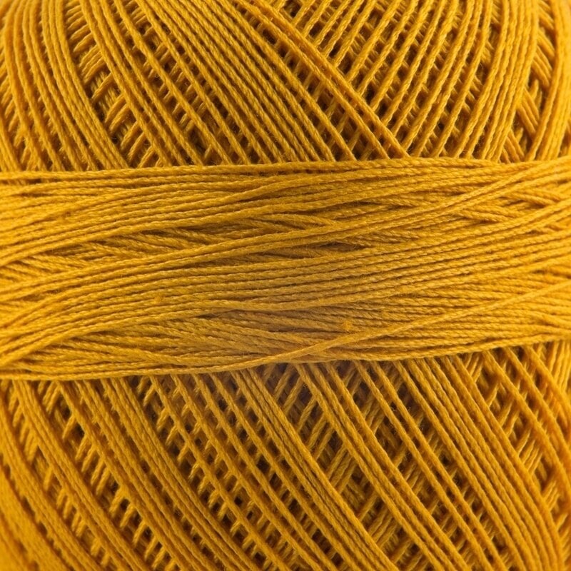 Háčkovací příze Nitarna Ceska Trebova Kordonet 30 7184 Gold Brown Háčkovací příze