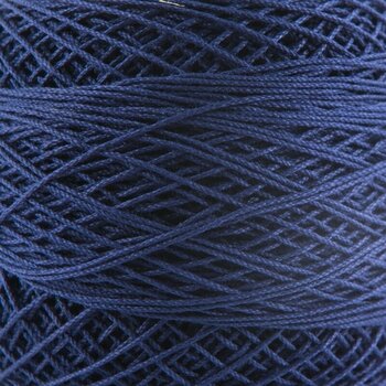 Плетене на една кука прежда Nitarna Ceska Trebova Kordonet 30 5894 Dark Blue - 1