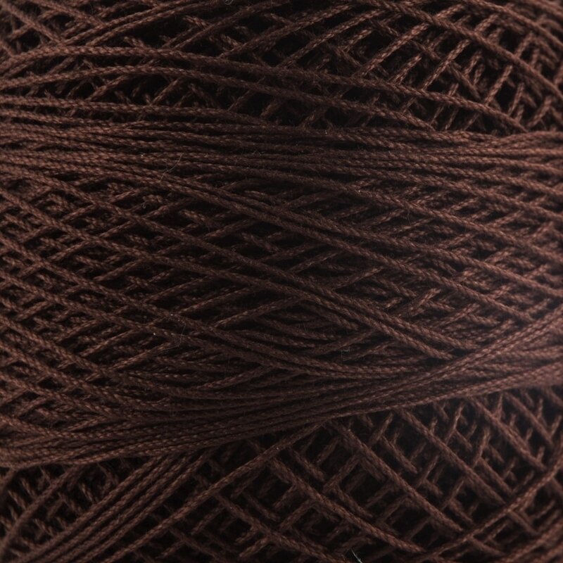 Crochet Yarn Nitarna Ceska Trebova Kordonet 30 7994 Dark Brown