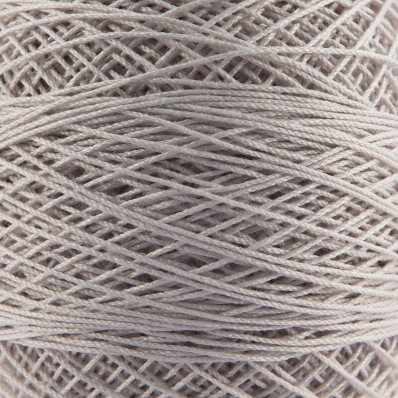 Crochet Yarn Nitarna Ceska Trebova Kordonet 30 8114 Light Grey