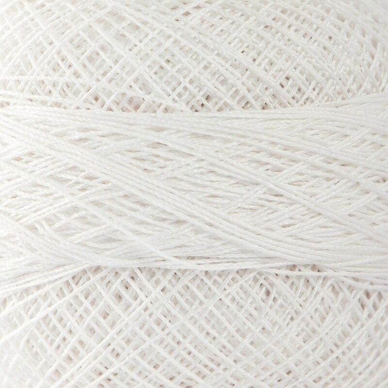 Crochet Yarn Nitarna Ceska Trebova Kordonet 60 0010 White