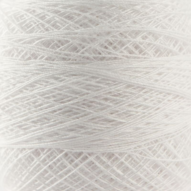 Crochet Yarn Nitarna Ceska Trebova Kordonet 80 0010 White