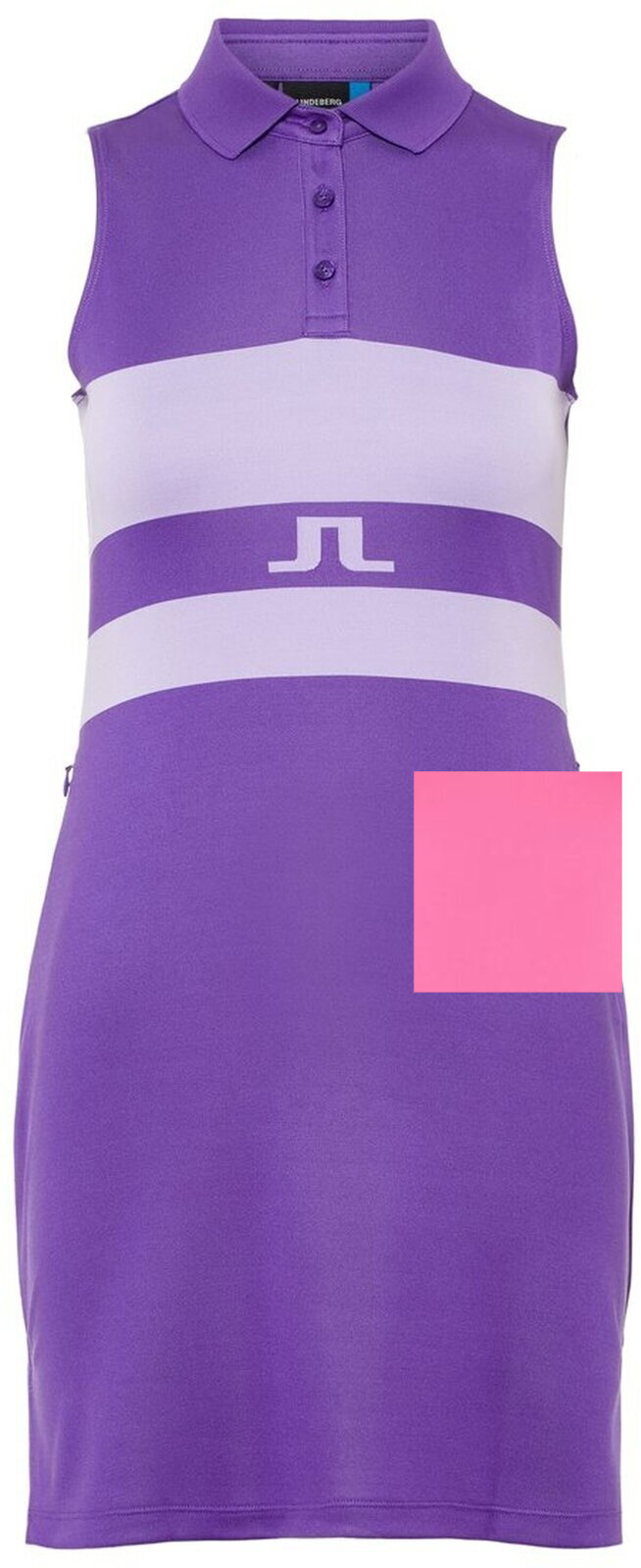 Spódnice i sukienki J.Lindeberg Cina Tx Jaquard Dress Pop Pink S