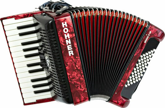 Piano accordion
 Hohner Bravo II 48 Red Piano accordion
 - 1
