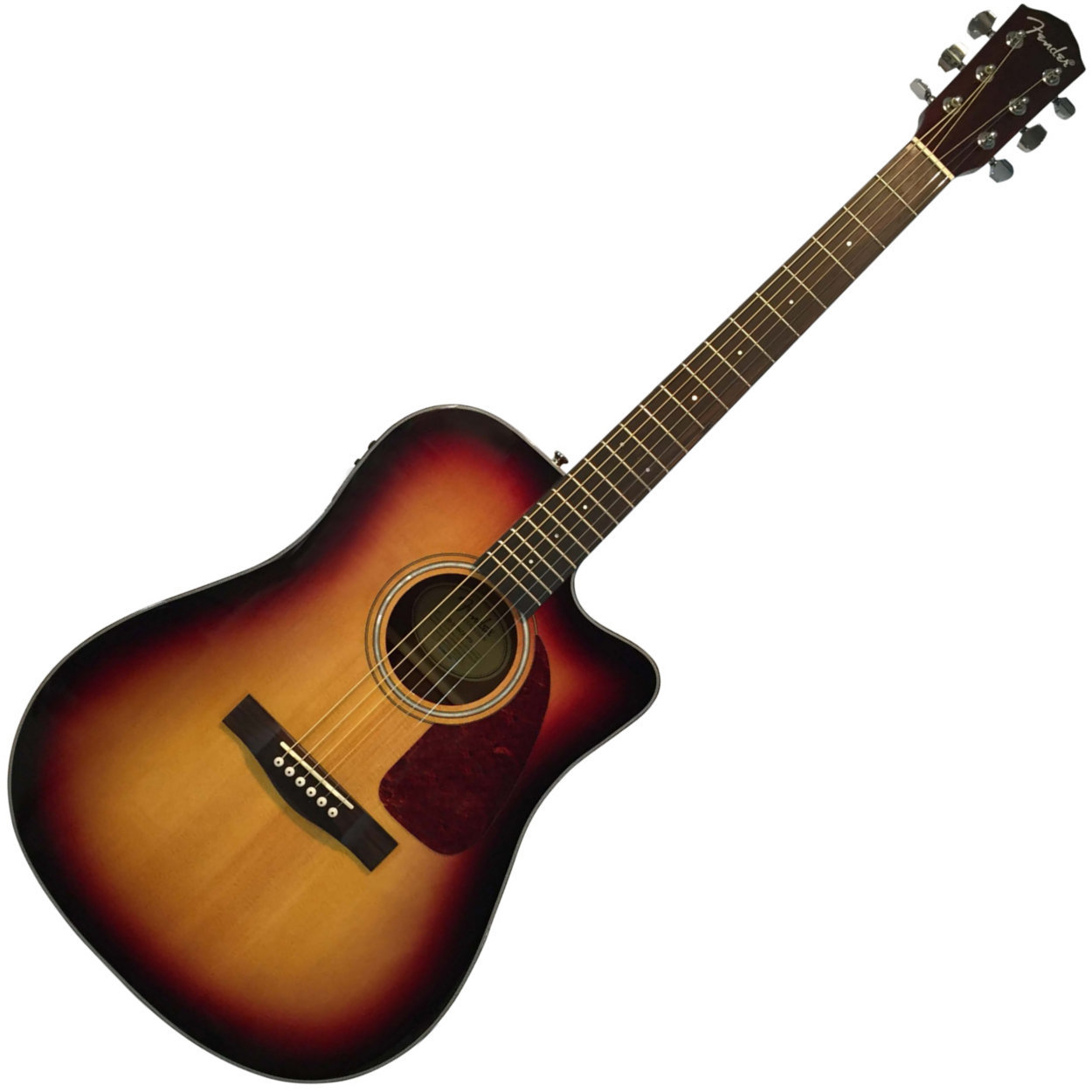 Dreadnought elektro-akoestische gitaar Fender CD-140SCE 3-Colour Sunburst