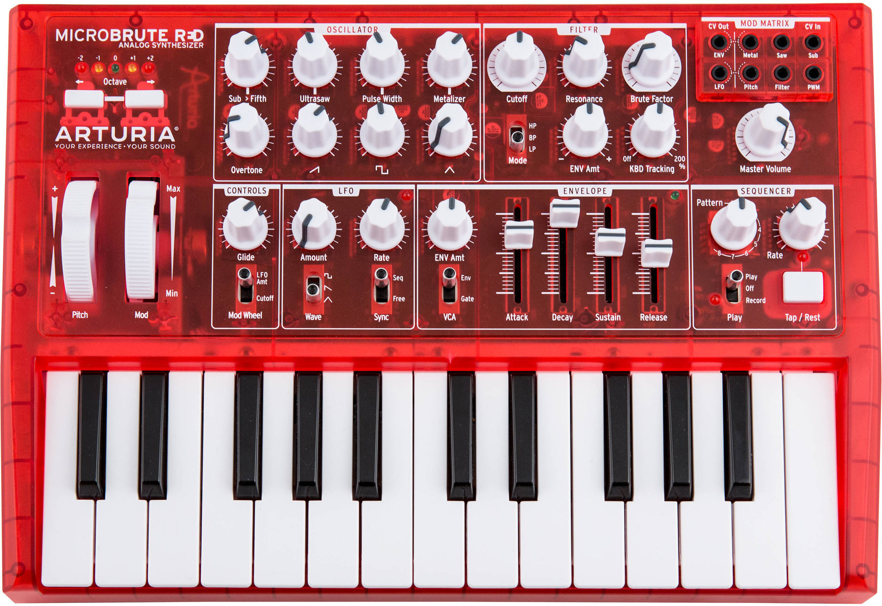 Synthétiseur Arturia MicroBrute Red