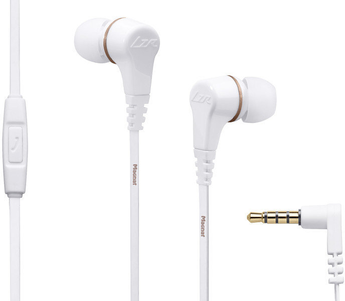 In-Ear Headphones Magnat LZR340 White vs. Copper