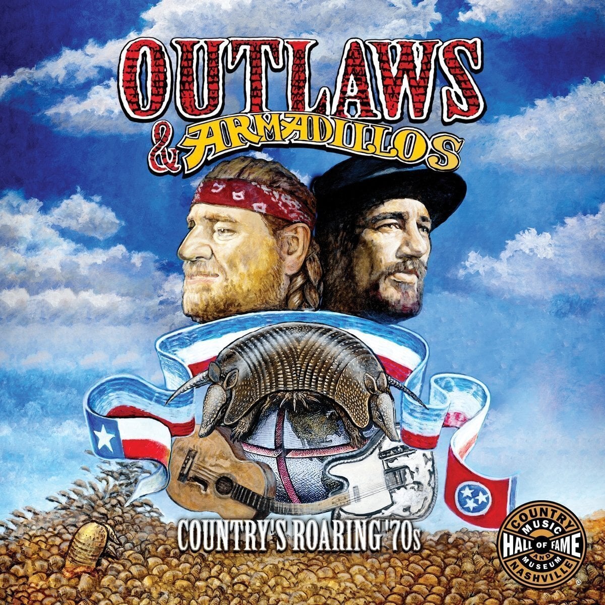 Disque vinyle Various Artists - Outlaws & Armadillos: Country's Roaring '70s (LP)
