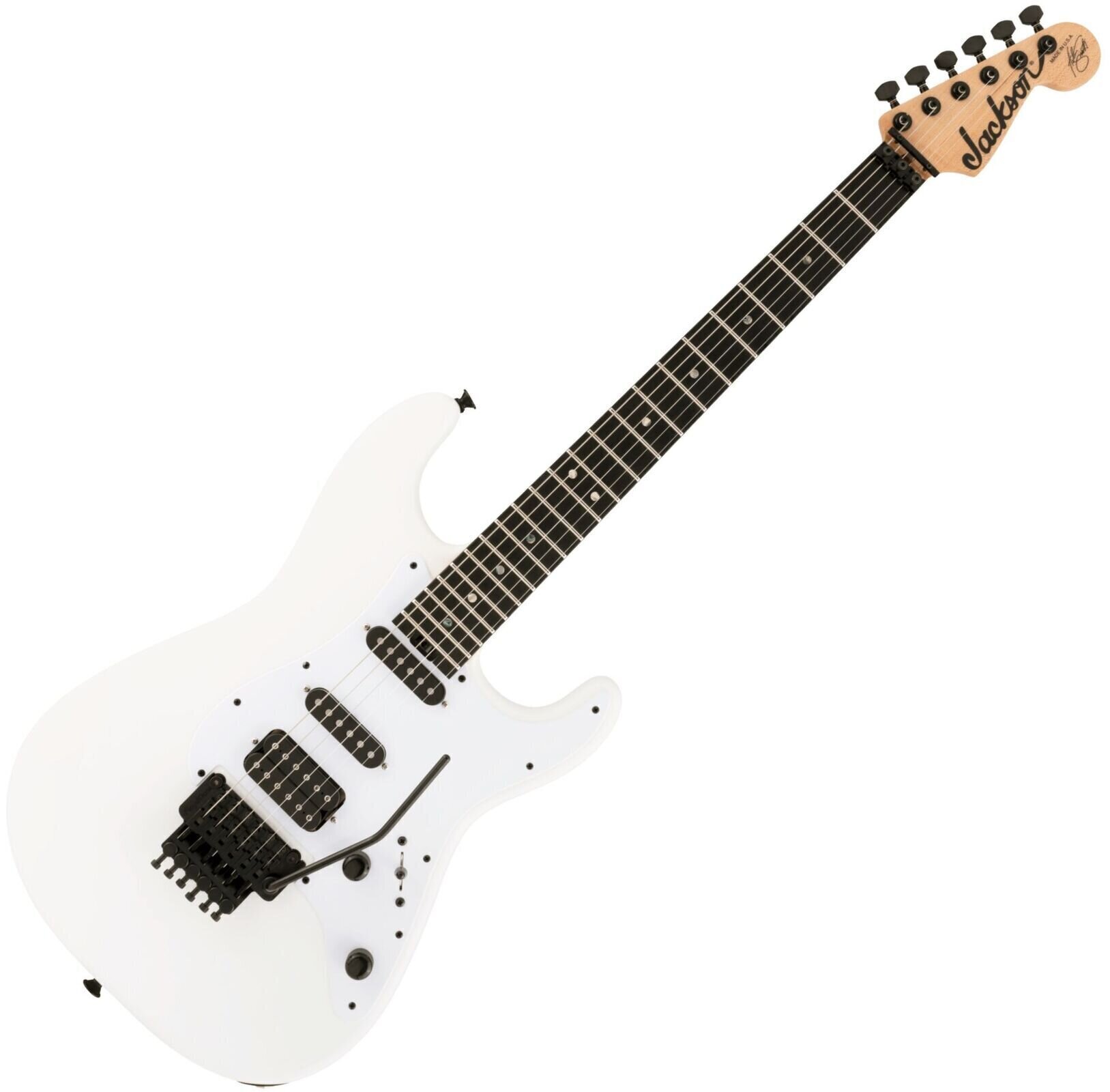 Elektrische gitaar Jackson Adrian Smith USA Signature SD EB Snow White