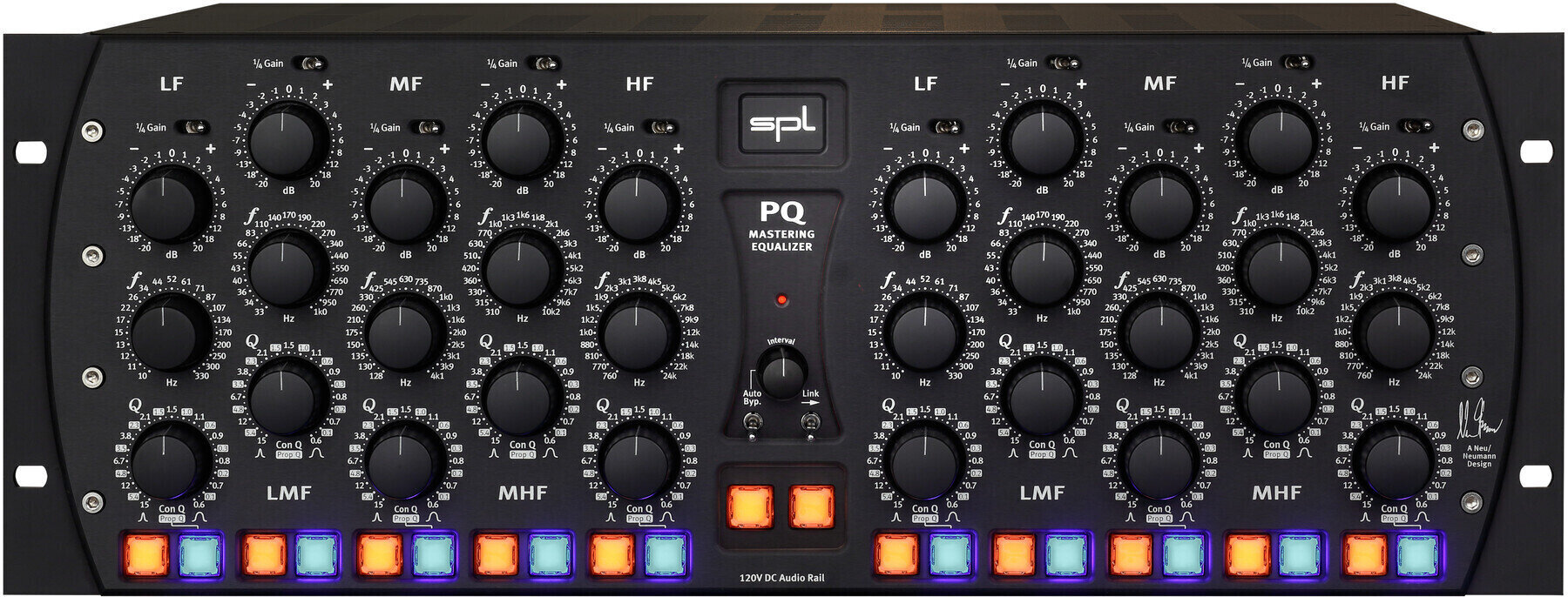 Zvočni procesor / izenačevalnik SPL PQ BK