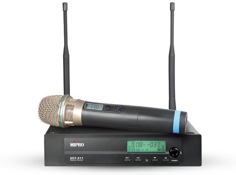 Wireless Handheld Microphone Set MiPro ACT-3 Vocal Set