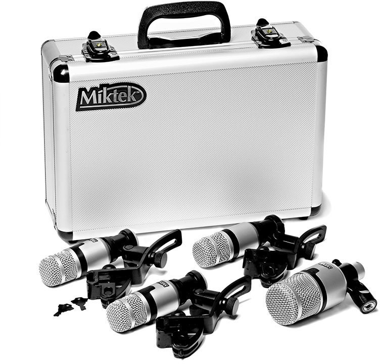 Комплект микрофони за барабани Miktek PMD4 Комплект микрофони за барабани
