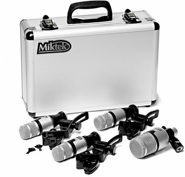 Conjunto de microfones para bateria Miktek PMD4 Conjunto de microfones para bateria - 1