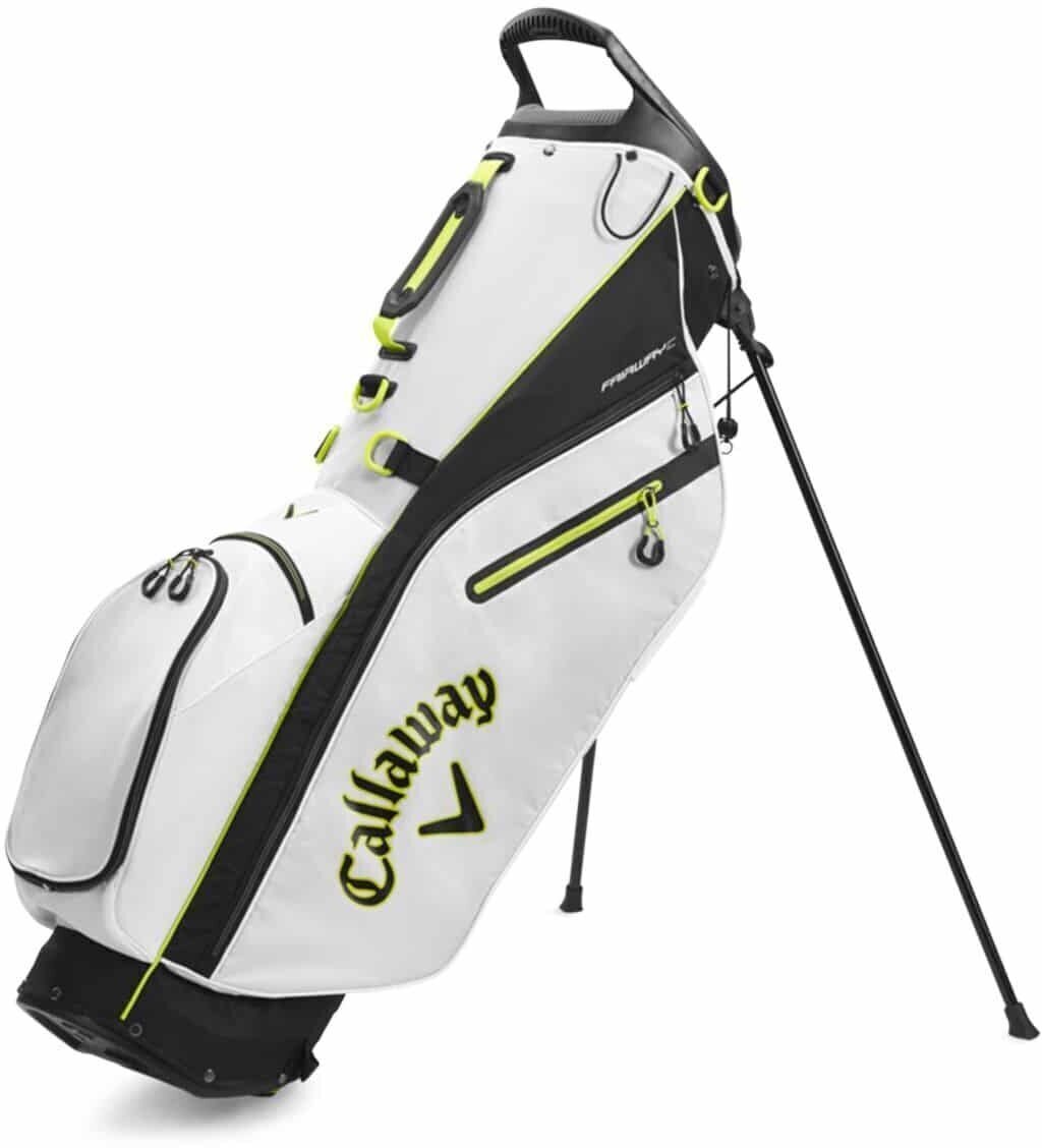 Sac de golf cu stativ Callaway Fairway C Sac de golf cu stativ White-Black