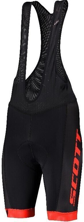 Fietsbroeken en -shorts Scott Bibshorts RC Team ++ Black/Fiery Red XL Fietsbroeken en -shorts