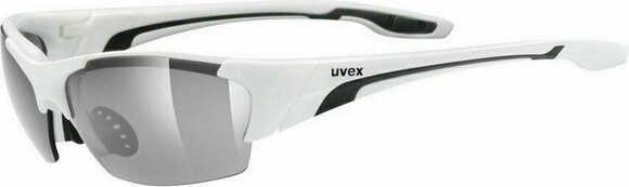 Óculos de ciclismo UVEX Blaze lll White Black/Mirror Silver END - 1