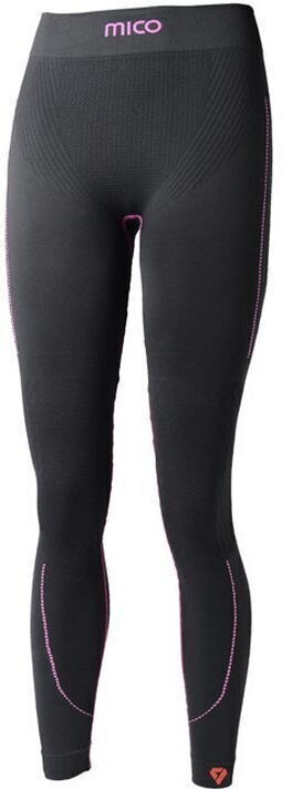 Termounderkläder Mico Long Tight Primaloft Womens Base Layers Pants Nero Fucsia XXS