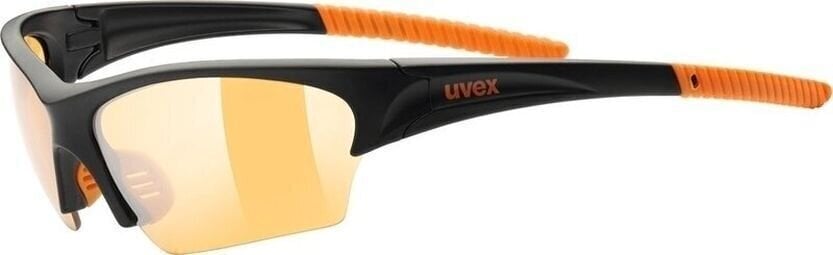 Sportbrillen UVEX Sunsation Black Mat Orange/Litemirror Orange