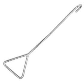 Segelzubehör Lindemann Sluice hook with triangle Stainless Steel 53 cm