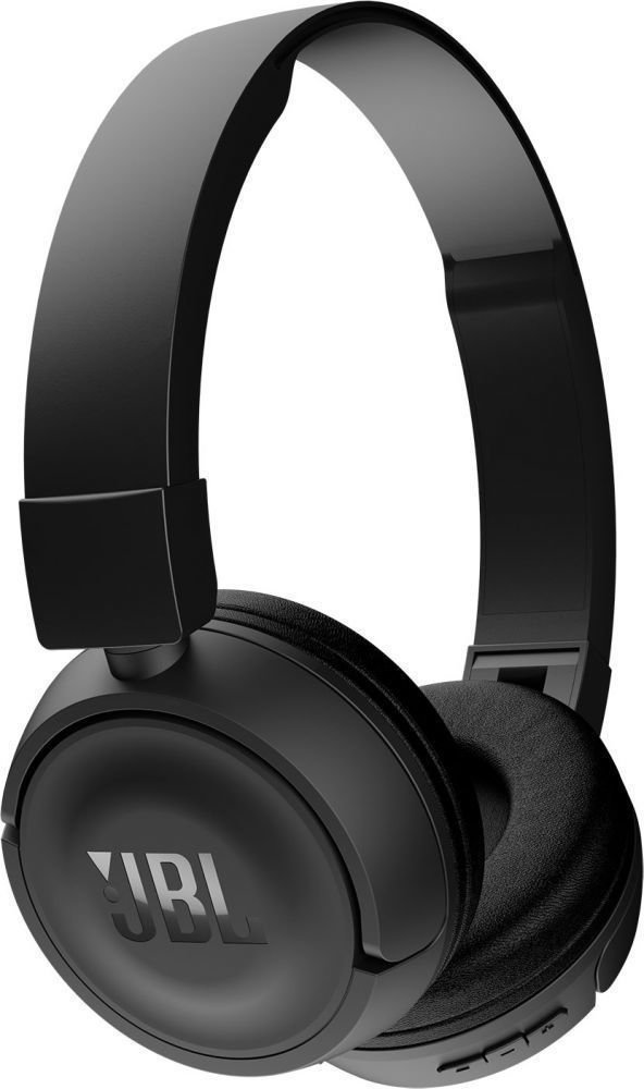 Trådlösa on-ear-hörlurar JBL T450BT Black