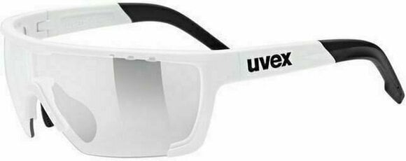 Cycling Glasses UVEX Sportstyle 707 CV White Urban/Smoke Mirrored Cycling Glasses - 1
