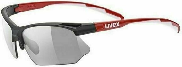 Cyklistické brýle UVEX Sportstyle 802 V Black/Red/White/Smoke Cyklistické brýle
