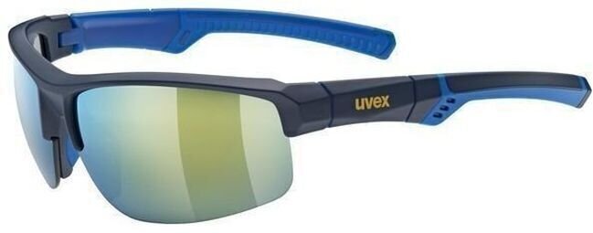 Fahrradbrille UVEX Sportstyle 226 Blue Mat/Mirror Yellow Fahrradbrille