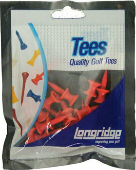 Stalak za golf lopticu - Tees Longridge Castle Tees 12 mm Red 20 pcs - 1