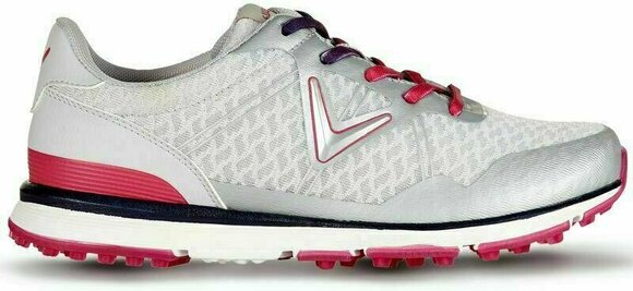 Women's golf shoes Callaway Solaire White/Grey/Pink - 1