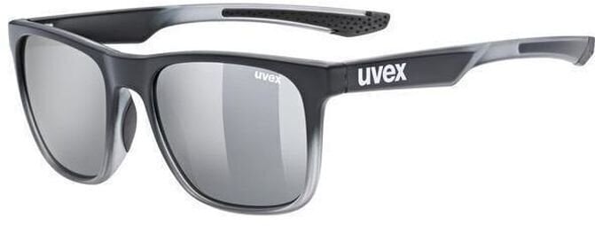 Livsstil briller UVEX LGL 42 Black Transparent/Silver Livsstil briller