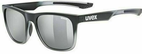 Lifestyle okuliare UVEX LGL 42 Black Transparent/Silver Lifestyle okuliare - 1